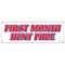 Signmission FIRST MONTH RENT FREE BANNER SIGN apartment promotion rent lease condo B-72 First Month Rent Free - alternate 1
